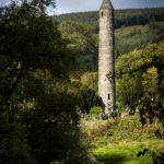The monastic tower at Glendalough, Co. Wicklow