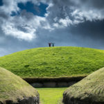 Ancient burial tombs at Knowth