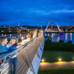 The Peace Bridge in Derry