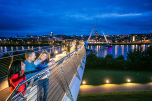 The Peace Bridge in Derry