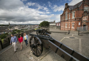 Cannon's along the City Walls of Derry