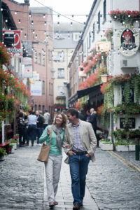 The Cathedral Quarter in Belfast, Northern Ireland